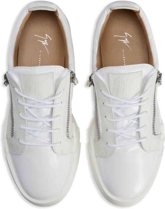 Giuseppe Zanotti Leren sneakers Wit