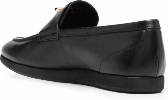 Givenchy G-chain leren loafers Zwart