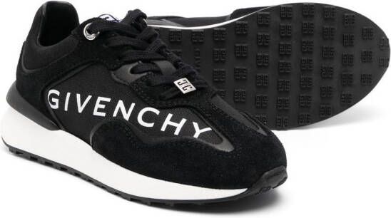 Givenchy Kids Sneakers met logoprint Zwart