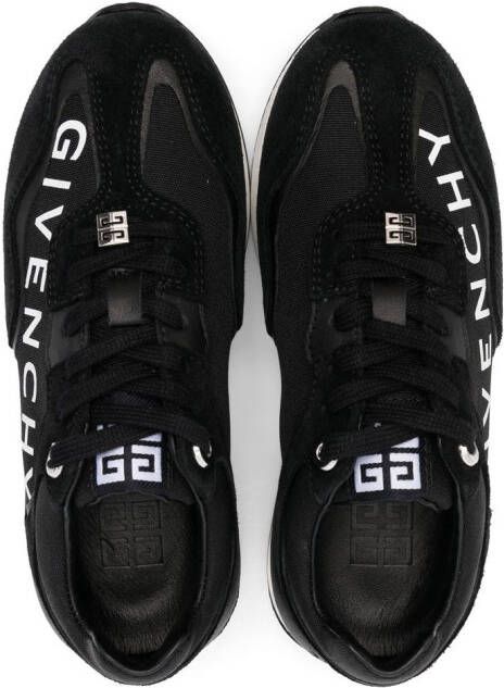 Givenchy Kids Sneakers met logoprint Zwart