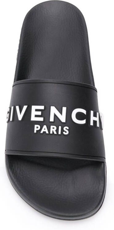 Givenchy Sandalen met logoprint Zwart