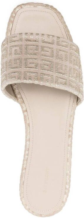 Givenchy Slippers met jacquard Goud