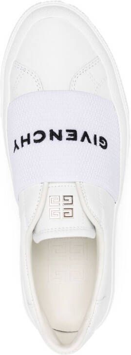 Givenchy Sneakers met logoband Wit