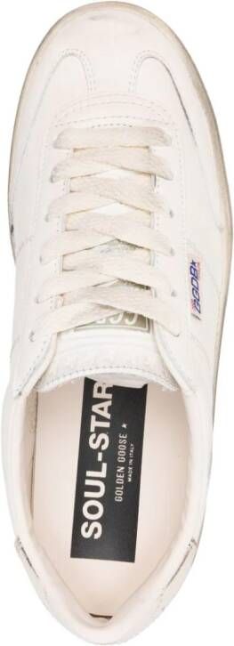 Golden Goose Ball Star gerafelde sneakers Beige