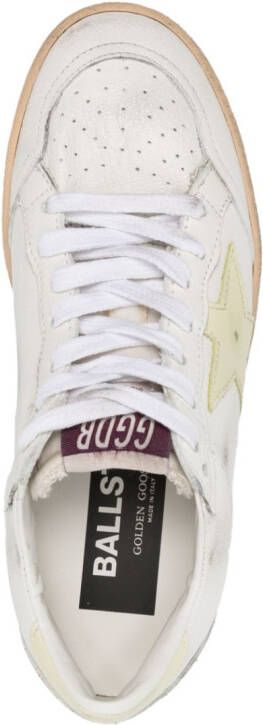 Golden Goose Ball Star leren sneakers Wit