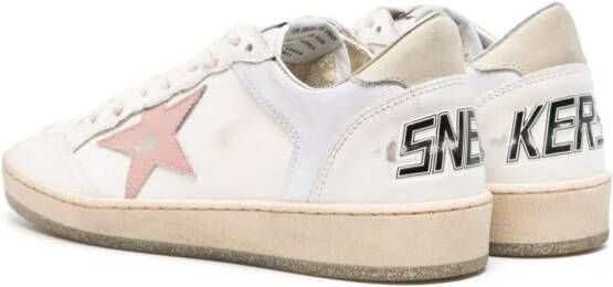 Golden Goose Ball Star leren sneakers Wit