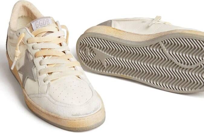 Golden Goose Ballstar leren sneakers Wit