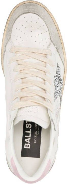 Golden Goose Ballstar leren sneakers Wit