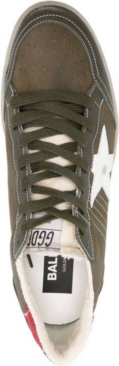 Golden Goose Ballstar low-top sneakers Groen