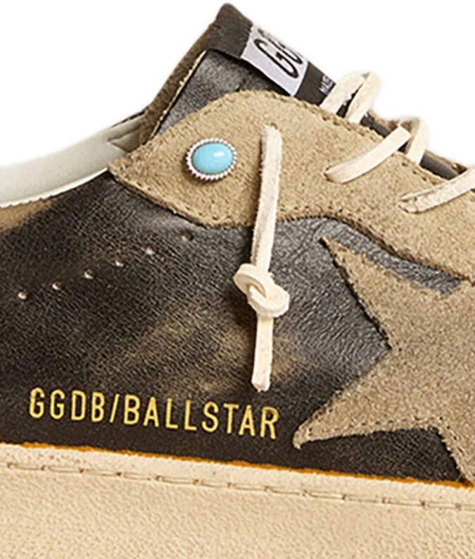 Golden Goose Ballstar suède sneakers Zwart