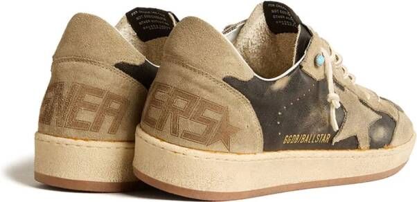 Golden Goose Ballstar suède sneakers Zwart