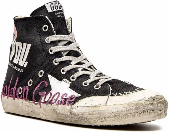 Golden Goose Francy high-top sneakers Zwart