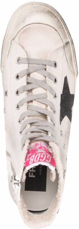 Golden Goose Francy sneakers met logopatch Beige