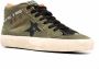 Golden Goose Gerafelde high-top sneakers Groen - Thumbnail 2