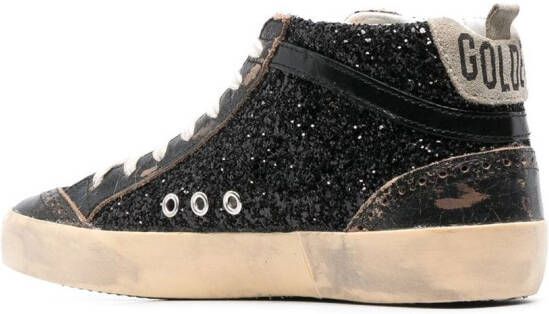 Golden Goose Mid Star sneakers Zwart