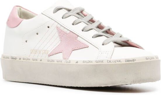 Golden Goose Hi Star sneakers met plateauzool Wit