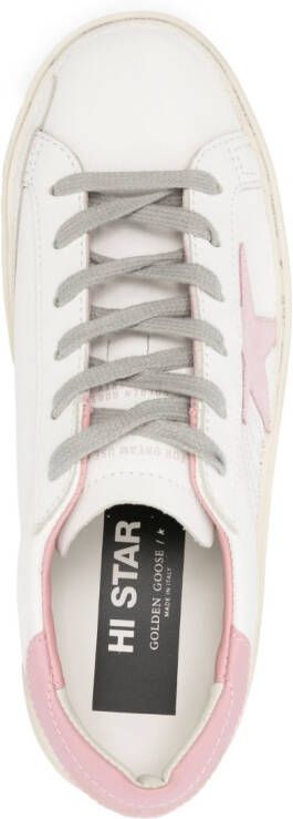 Golden Goose Hi Star sneakers met plateauzool Wit