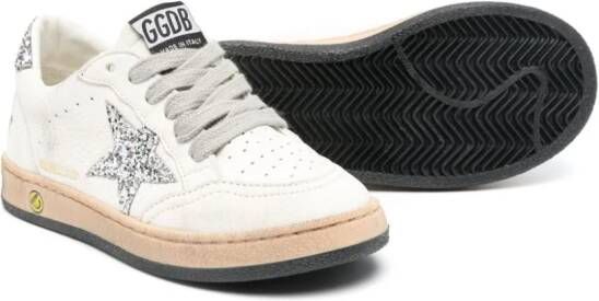 Golden Goose Kids Ball Star sneakers Wit