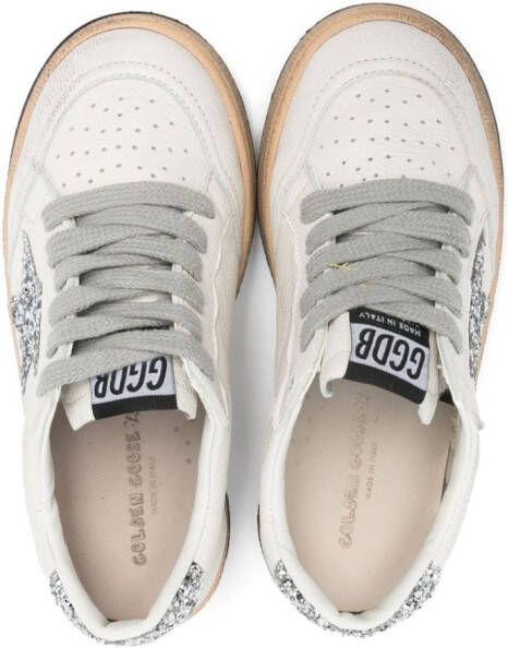 Golden Goose Kids Ball Star sneakers Wit