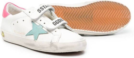 Golden Goose Kids Old School low-top sneakers Wit