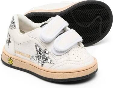 Golden Goose Kids Sneakers met klittenband Wit