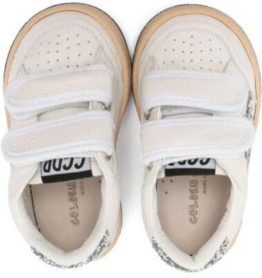 Golden Goose Kids Sneakers met klittenband Wit