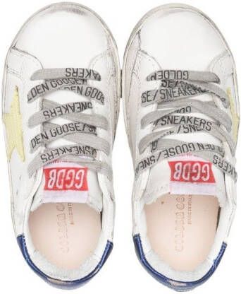 Golden Goose Kids Sneakers met logoprint Wit