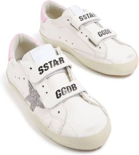 Golden Goose Kids Sneakers met vlakken en logo-applicatie Wit