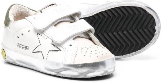 Golden Goose Kids Sstar sneakers met klittenband Wit