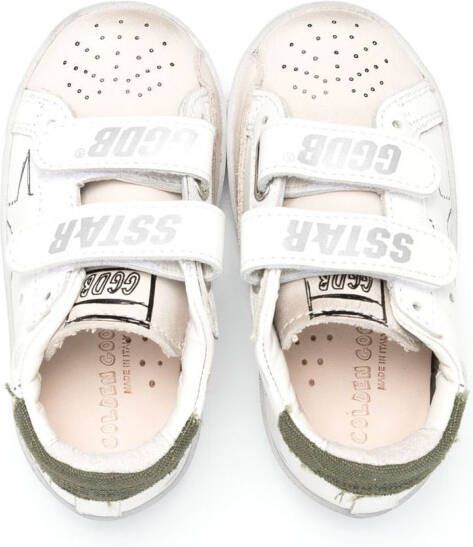 Golden Goose Kids Sstar sneakers met klittenband Wit