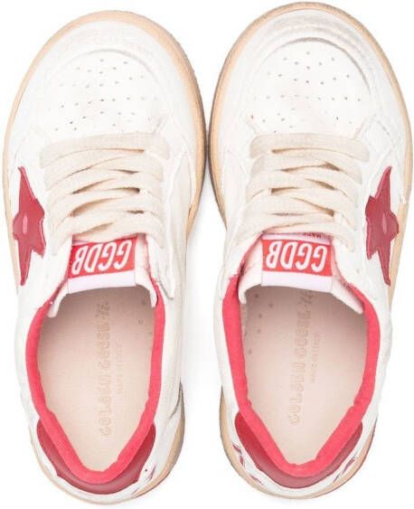 Golden Goose Kids Sneakers met patch Wit