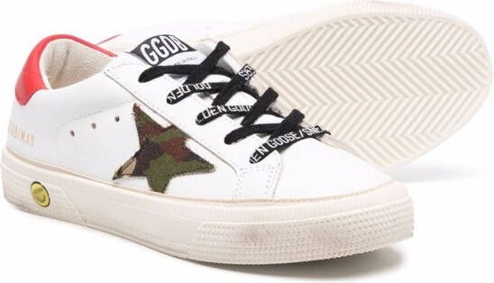 Golden Goose Kids Super-Star low-top sneakers Wit