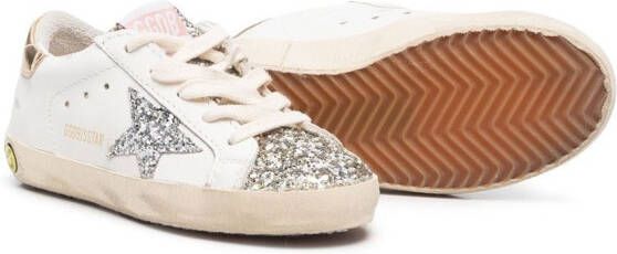 Golden Goose Kids Super-Star low-top sneakers Wit