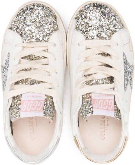 Golden Goose Kids Super-Star low-top sneakers Wit