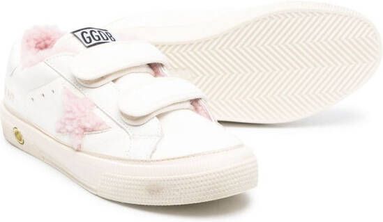 Golden Goose Kids Super-Star sneakers met klittenband Wit