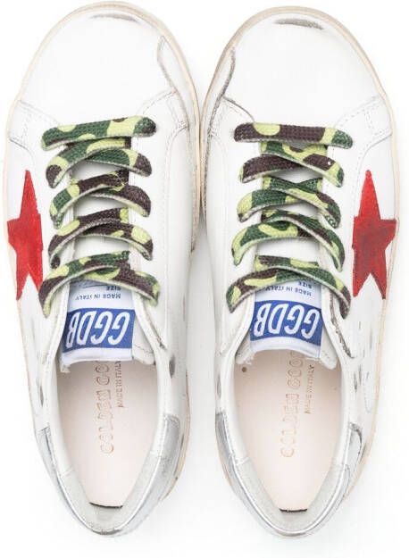 Golden Goose Kids Super-Star sneakers Wit