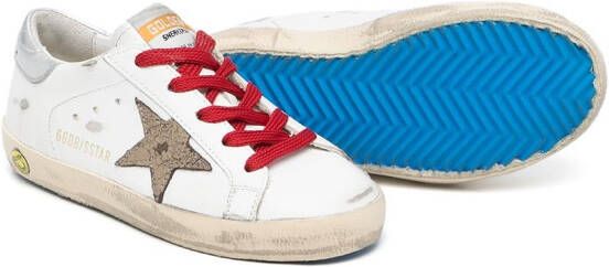 Golden Goose Kids Super-Star sneakers Wit