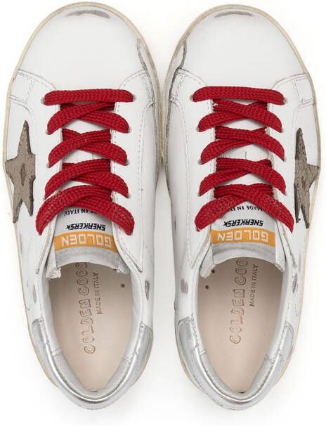 Golden Goose Kids Super-Star sneakers Wit