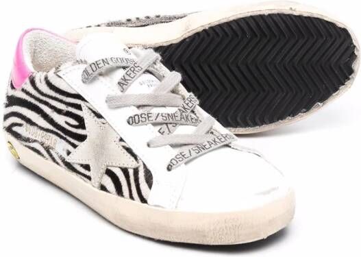 Golden Goose Kids Super-Star sneakers Wit