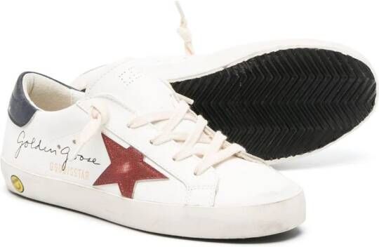 Golden Goose Kids Super-Star sneakers Wit