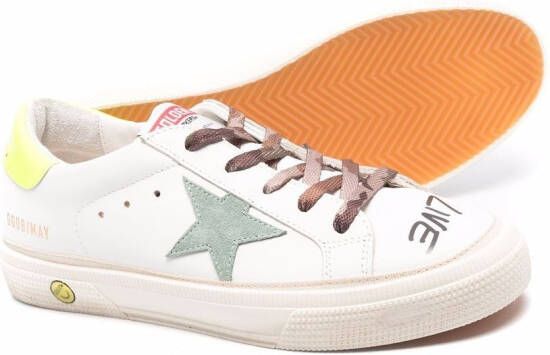 Golden Goose Kids Superstar low-top sneakers Wit