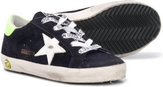 Golden Goose Kids Superstar sneakers Blauw