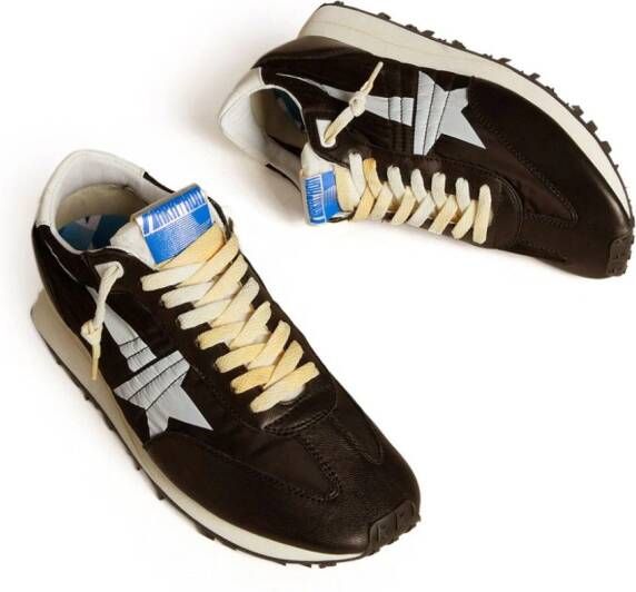 Golden Goose Marathon sneakers met vlakken Zwart