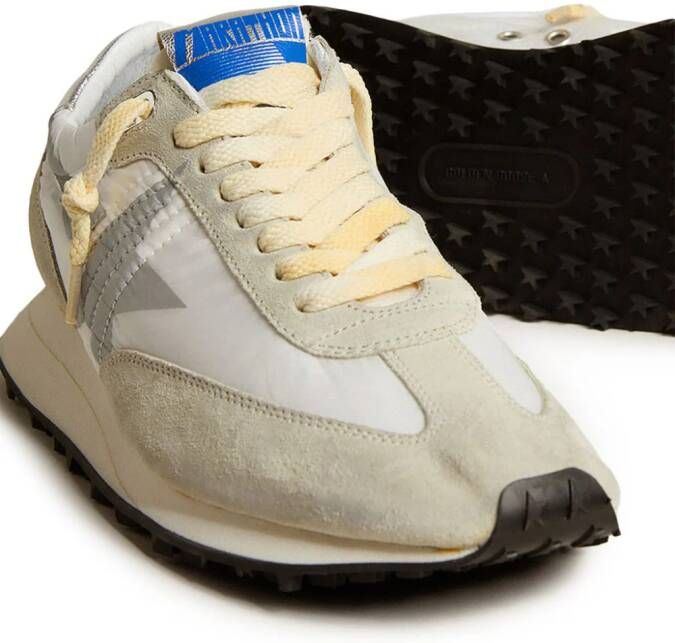 Golden Goose Marathon sneakers met vlakken Wit