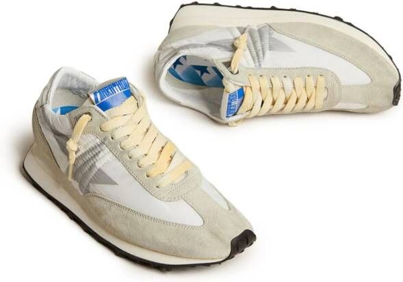 Golden Goose Marathon sneakers met vlakken Wit