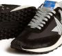 Golden Goose Low-Top Sneakers baskets running a empiecements in zwart - Thumbnail 11