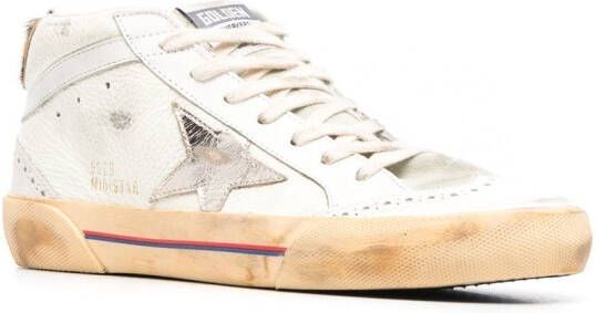 Golden Goose Mid Star high-top sneakers Beige