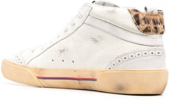 Golden Goose Mid Star high-top sneakers Beige