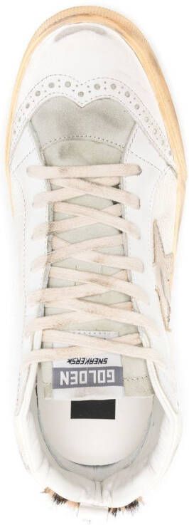 Golden Goose Mid Star high-top sneakers Beige