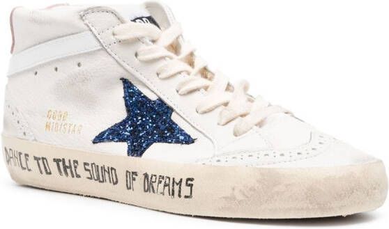 Golden Goose Mid Star sneakers Wit